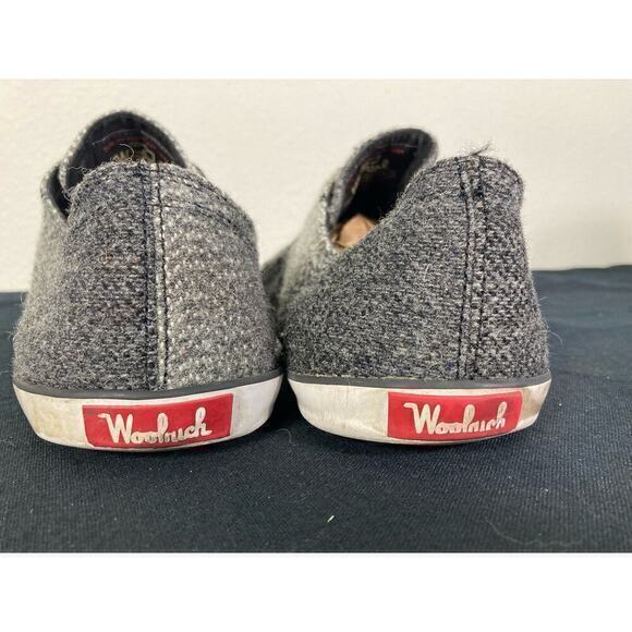 Woolrich Men's Low Top Sneakers Gray Ombre Wool Lace Up Shoes Size 11 - Picture 8 of 13